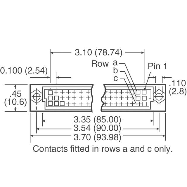 689-096-290L001 NorComp Inc.  DIN 41612